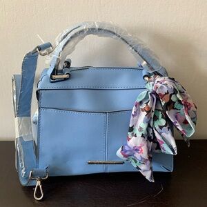 Steve Madden Breese Crossbody hand Bag. -Light Blue
